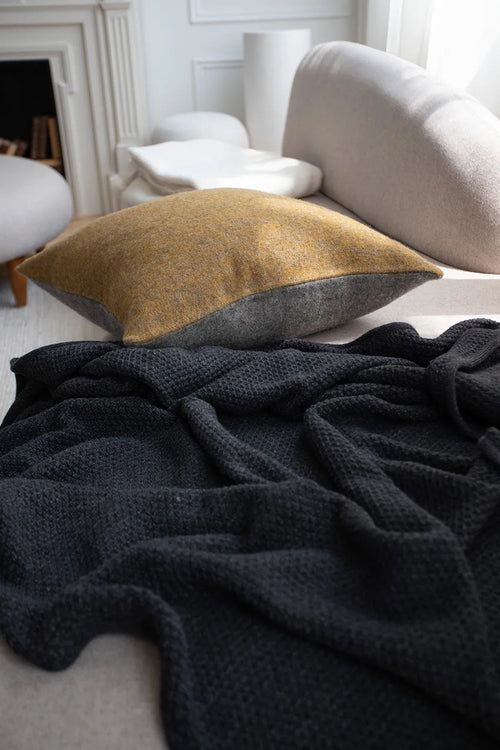 Arezzo Throw Charcoal - Sale