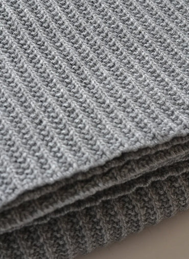 San Polo Throw Steel Grey - Sale