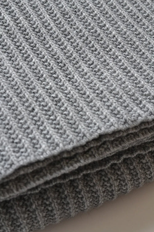 San Polo Throw Steel Grey - Sale